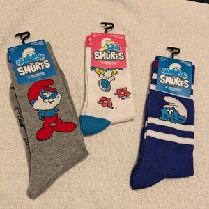 Smurf sock bundle - NWT - 3 pairs